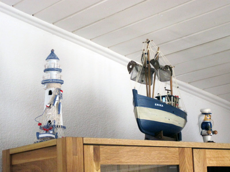Maritime Dekorationen im Ferienhaus Kolks in Neuharlingersiel